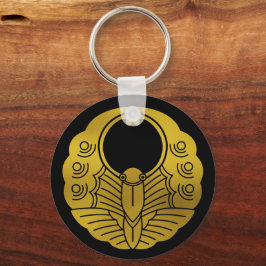 Japansk Family Crest-Butterfly Nyckelring