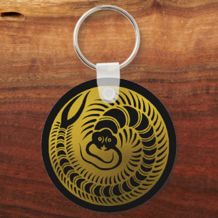 Japansk Family Crest-Centipede Nyckelring