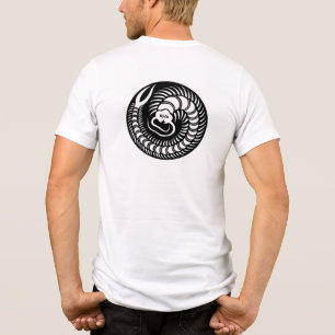 Japansk Family Crest-Centipede T Shirt