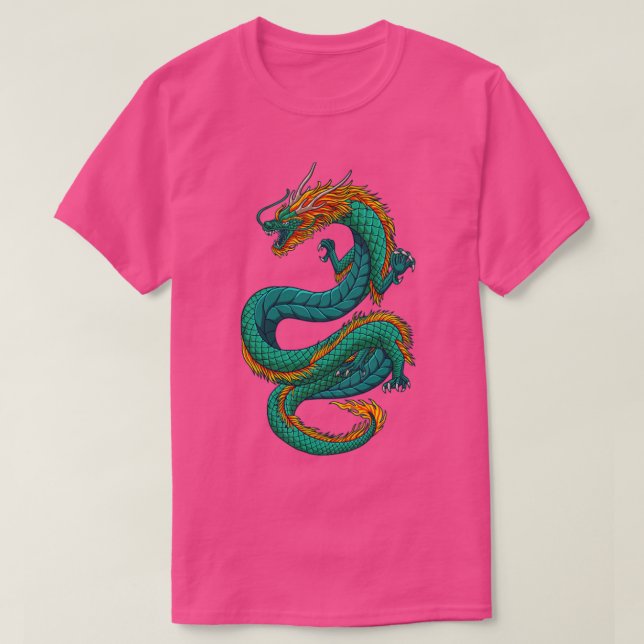 Japansk fantasidrake t shirt (Design framsida)