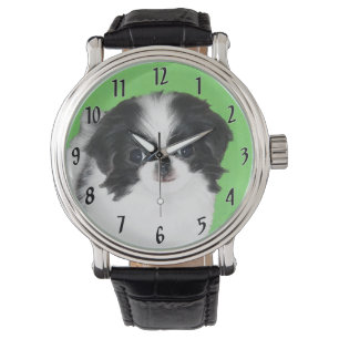Japansk färgtonsfärg för kronfärgning - Hund Art Armbandsur
