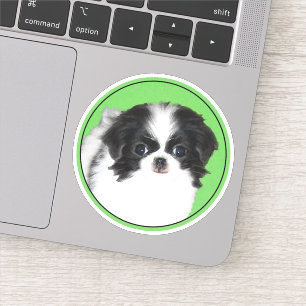 Japansk färgtonsfärg för kronfärgning - Hund Art Klistermärken