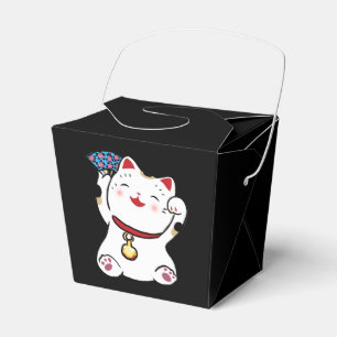 Japansk favoritruta för lyckad katt presentaskar