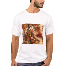 Japansk Fenix Geisha Konst | Mytologi Design