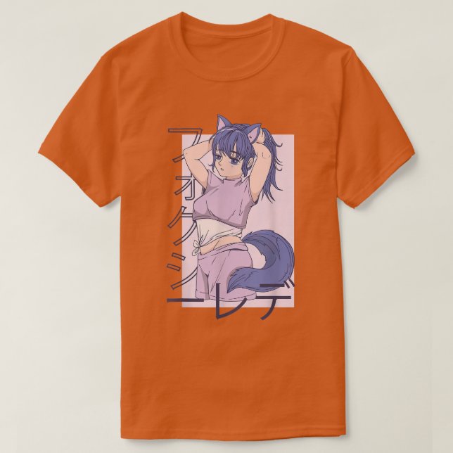 Japansk ficka, söt för kvinnor t shirt (Design framsida)