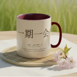Japansk filosofi mindfulness Zen present kaffekopp