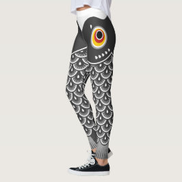 Japansk fisk Koinobori Patterned Leggings