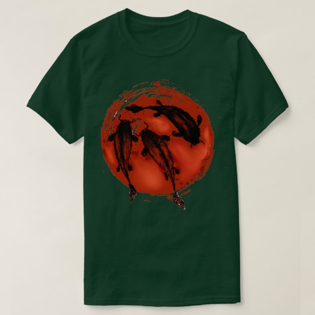 japansk fisk t shirt (Design framsida)