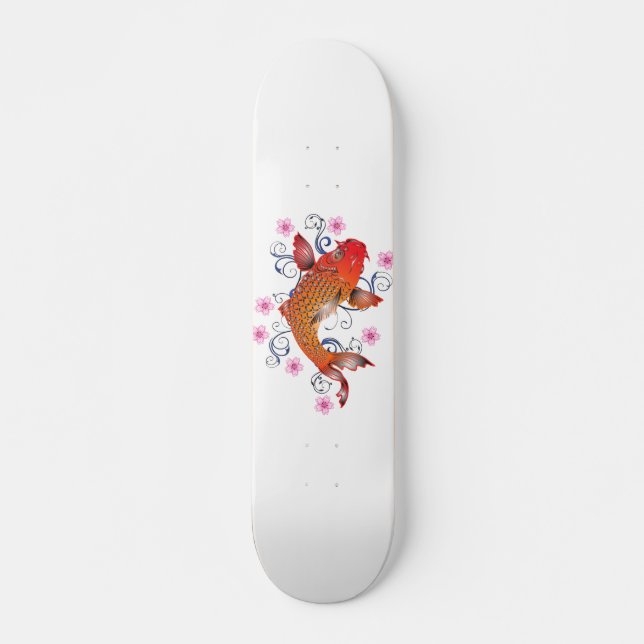 Japansk fiskskateboard mini skateboard bräda 18,5 cm (Framsida)