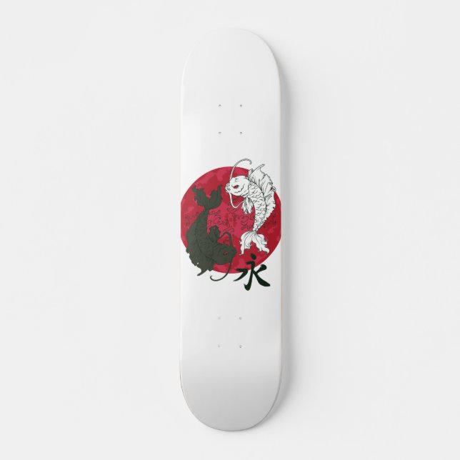 Japansk fiskskateboard mini skateboard bräda 18,5 cm (Framsida)
