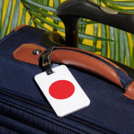 Japansk flagga bagagebricka