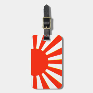 Japansk flagga bagagebricka
