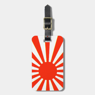 Japansk flagga bagagebricka