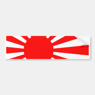 Japansk flagga bildekal