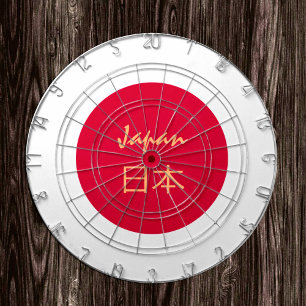 Japansk Flagga Dartboard och Japan/speltavla Darttavla
