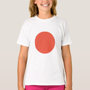 Japansk flagga-emblem stigning sol t shirt