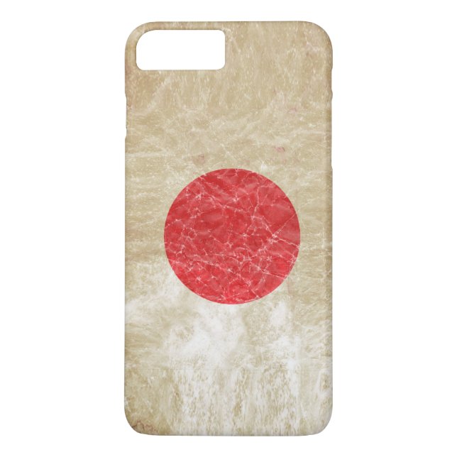 Japansk Flagga i Grunge Case-Mate iPhone Skal (Baksida)