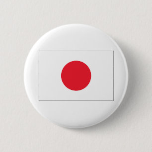 Japansk flagga knapp