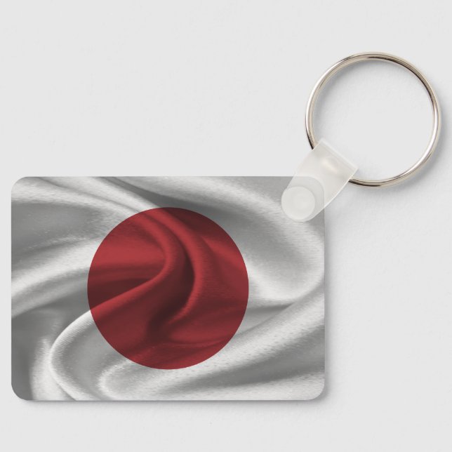 Japansk Flagga-nyckelkedja Nyckelring (Framsida)