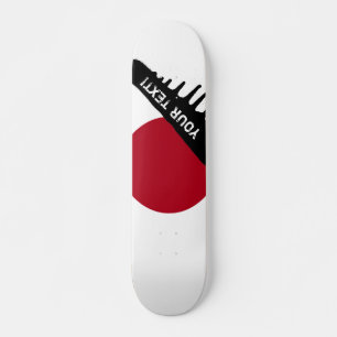 Japansk flagga old school skateboard bräda 21,6 cm