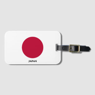 Japansk Flagga Patriotic Bagagebricka