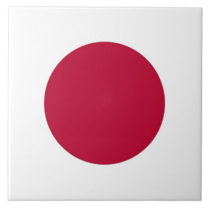 Japansk Flagga Tile Kakelplatta