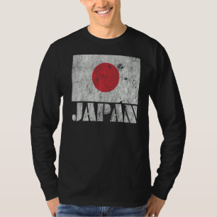 Japansk Flagga Vintage Land Souvenir T Shirt