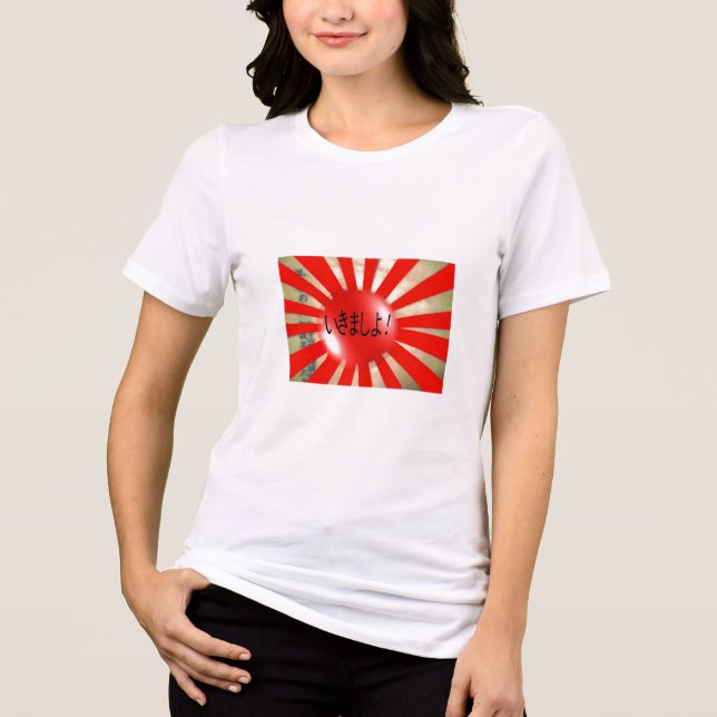 Japansk flaggbubbla, Låt oss Go! T-shirt (Framsida)