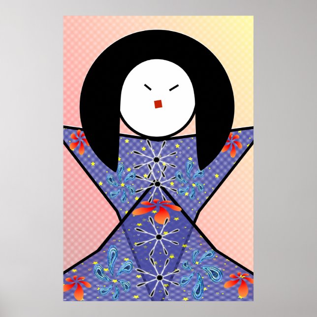 japansk flicka poster (Framsidan)