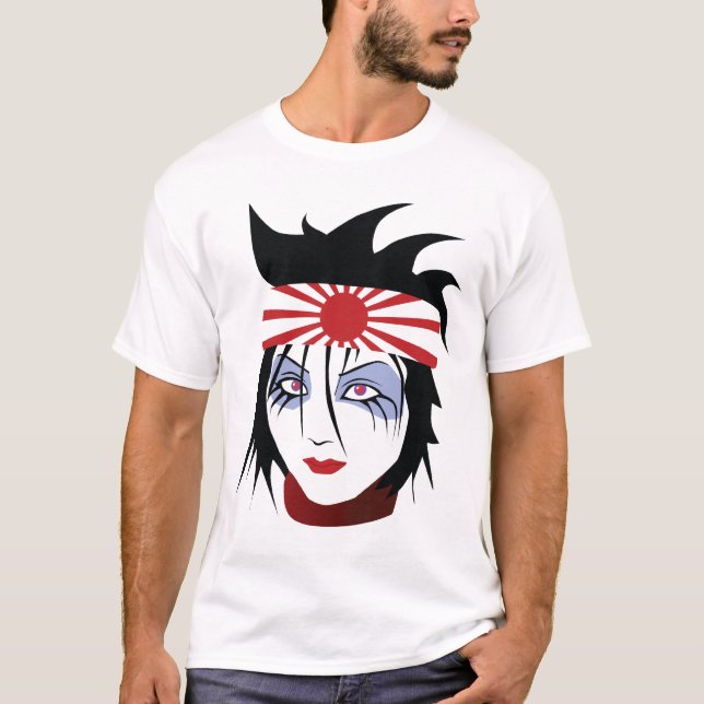 Japansk flicka t-shirt (Framsida)