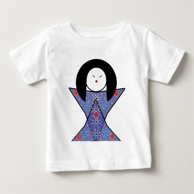 japansk flicka t-shirt (Framsida)