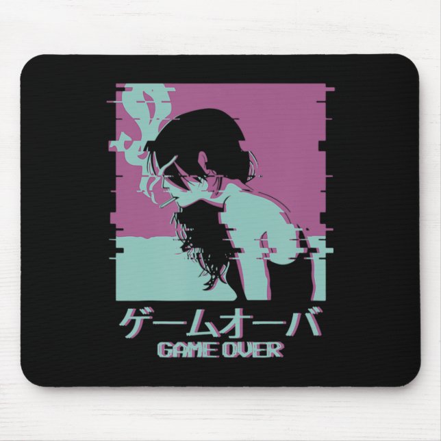 Japansk Flickanime Spel Över Musmatta (Framsidan)