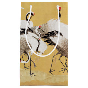 Japansk Flock Cranes Vintage Bird Rik Classic