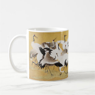 Japansk Flock Cranes Vintage Bird Rik Classic Kaffemugg