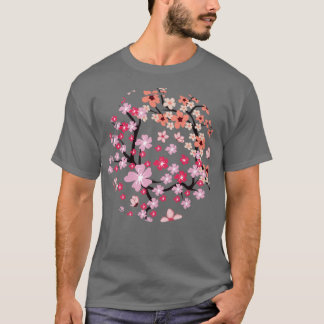 Japansk Flower Japan Sakura Cherry Blommar T Shirt