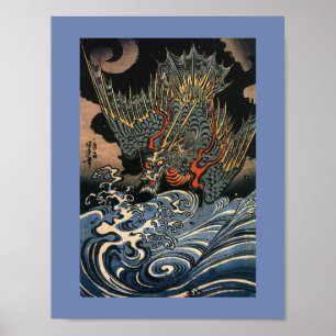 Japansk flygdrake poster