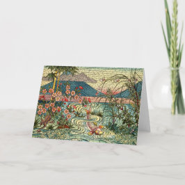 Japansk fönsterdesign kort