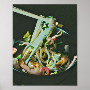 Japansk Food Älskare Gift Poster