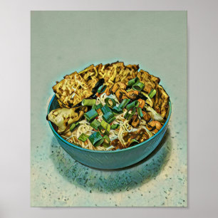 Japansk Food Älskare Gift Poster