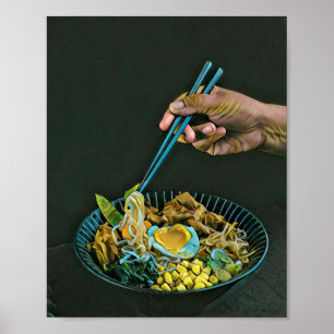 Japansk Food Älskare Poster