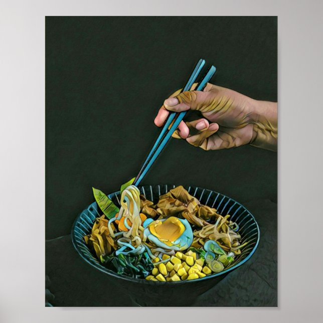 Japansk Food Älskare Poster (Framsidan)