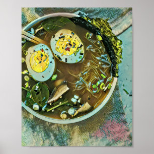 Japansk Food Älskare Poster