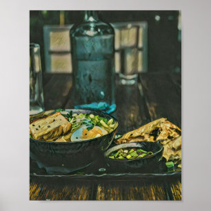 Japansk Food Art Poster