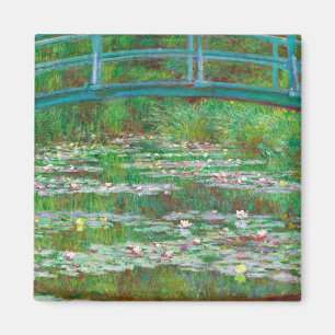 Japansk Footbridge, 1899 av Claude Monet Magnet