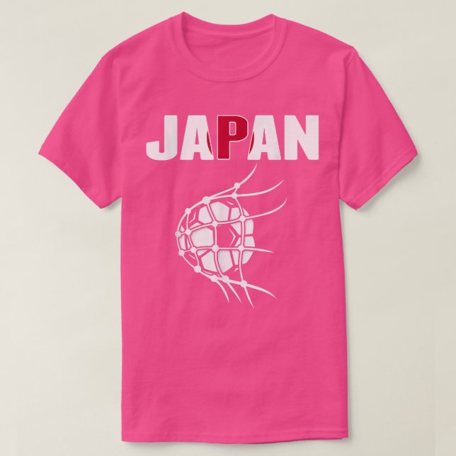 Japansk fotbollsbak för japanska fotbollsmatcher,  t shirt (Design framsida)
