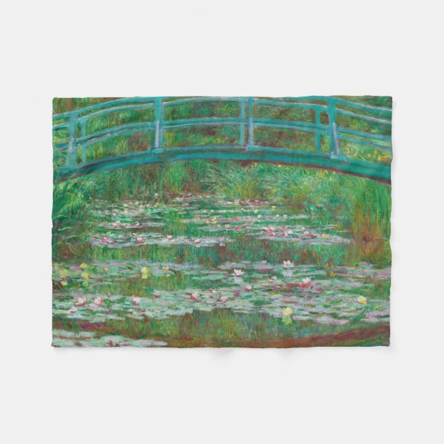 Japansk fotbollsspelare Claude Monet Impressionist Fleecefilt (Framsidan (Horisontell))