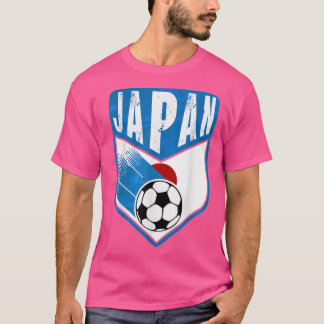 Japansk fotbollsspelare Fläkt Jersey japansk Flagg T Shirt