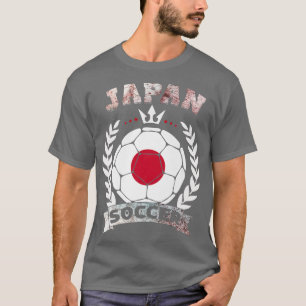 Japansk fotbollsspelare Fläkt Jersey japansk Flagg T Shirt