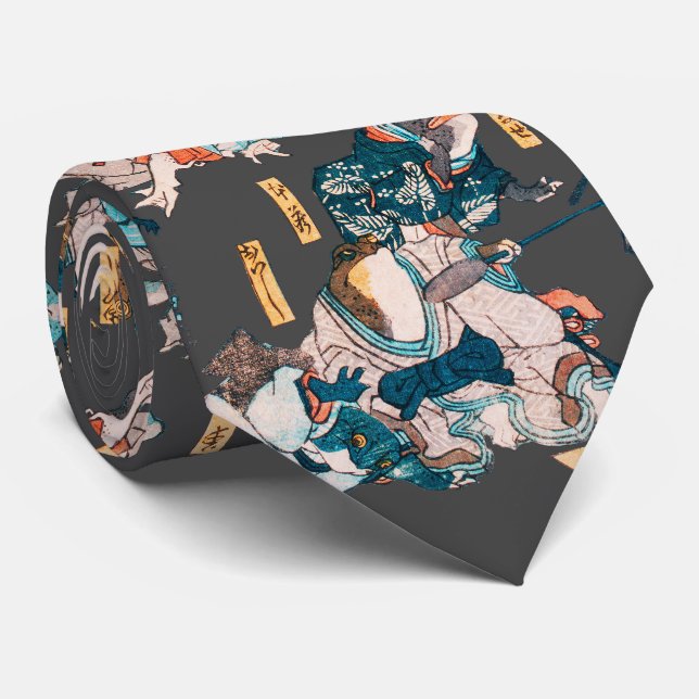 Japansk Frog Woodblock ukiyo-e anime-hjälte Slips (Rullad)