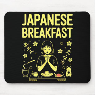 Japansk Frukost Zen Morgon Miso Ris Te Grafik Musmatta